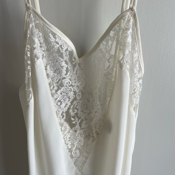 Victoria’s Secret Gold Label Vintage Lace Embroidered Slip - Off White - Small - Picture 2 of 12